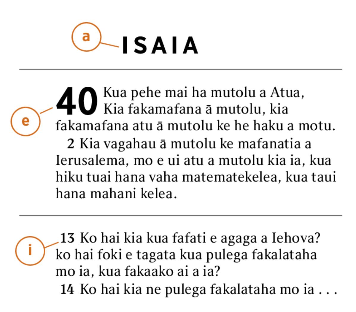 Ko e kupu Tohi Tapu ne kua fakamailoga ke fakakite e a) tohi i loto he Tohi Tapu, e) veveheaga, mo e i) kupu