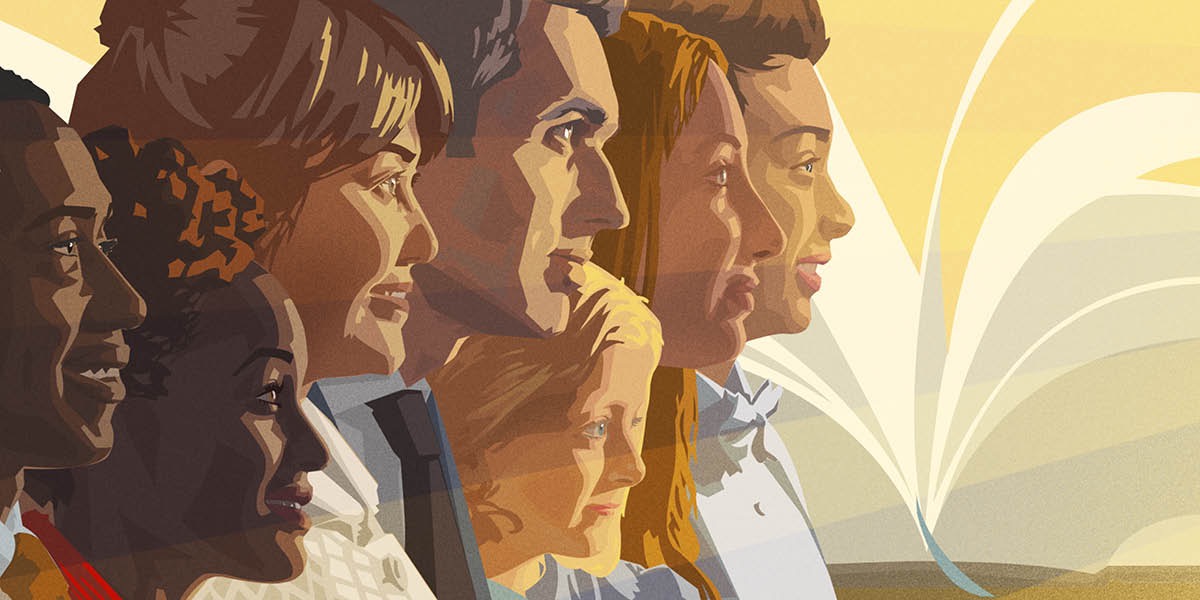 Mensen van verschillende rassen