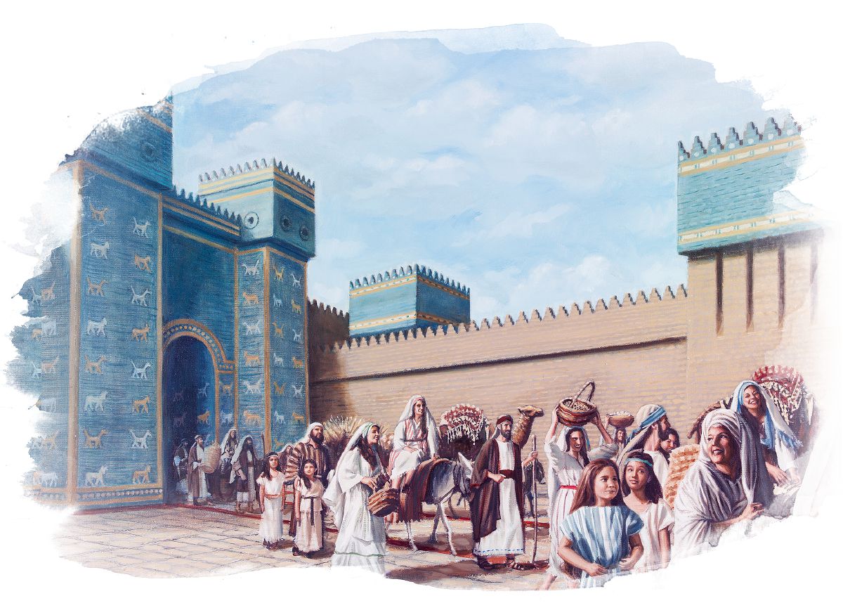 Israelittene forlater Babylon