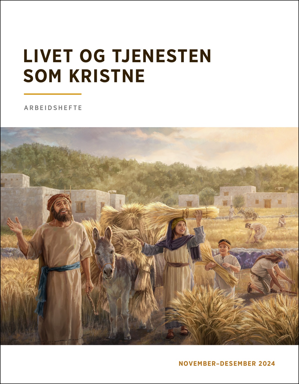 Israelittene er glade for å kunne høste inn en stor avling med hvete.