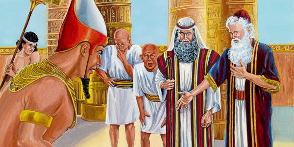 Moses og Aron hos farao