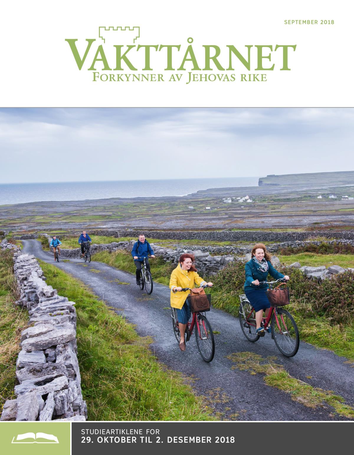 Studieutgaven av Vakttårnet, september 2018