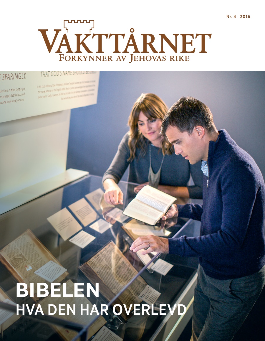 Bladet Vakttårnet, nr. 4 2016 | Bibelen – hva den har overlevd