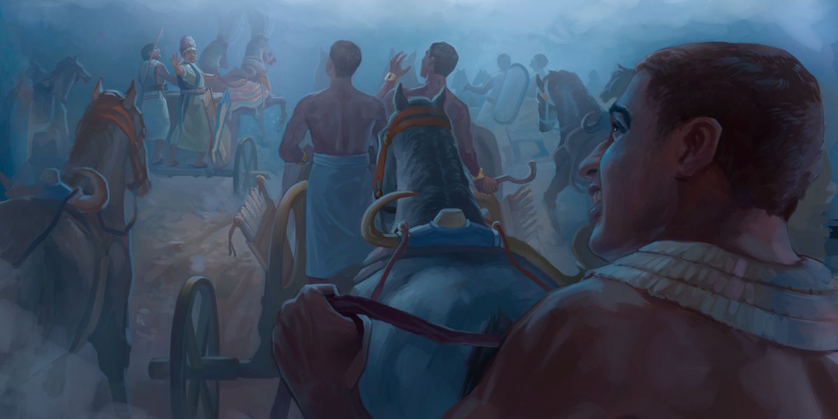 Pharaoh and his army