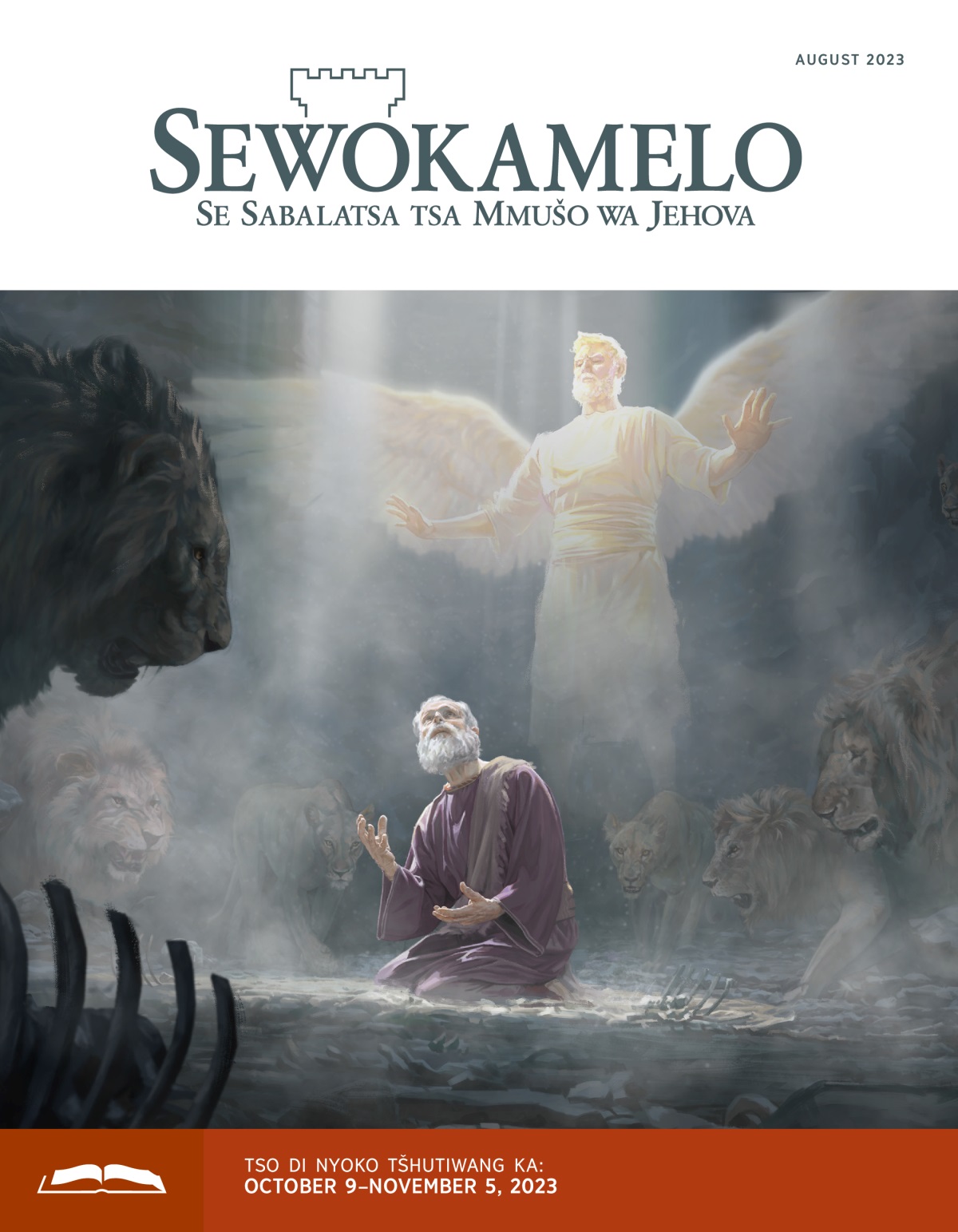 Moporofeta Daniyele o lebelele legedimong a le ka mokoting a kene a dukulugele ke ditawu. Lengeloyi la gore le yemme ka ho kgakala gage le ya mo tšhireletsa.