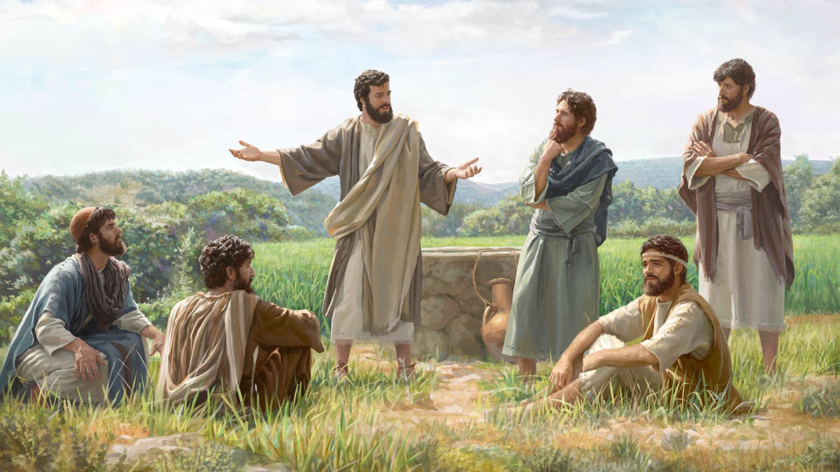 Yesu akamba na ophunzila ake m’mbali mwa munda wa balele.