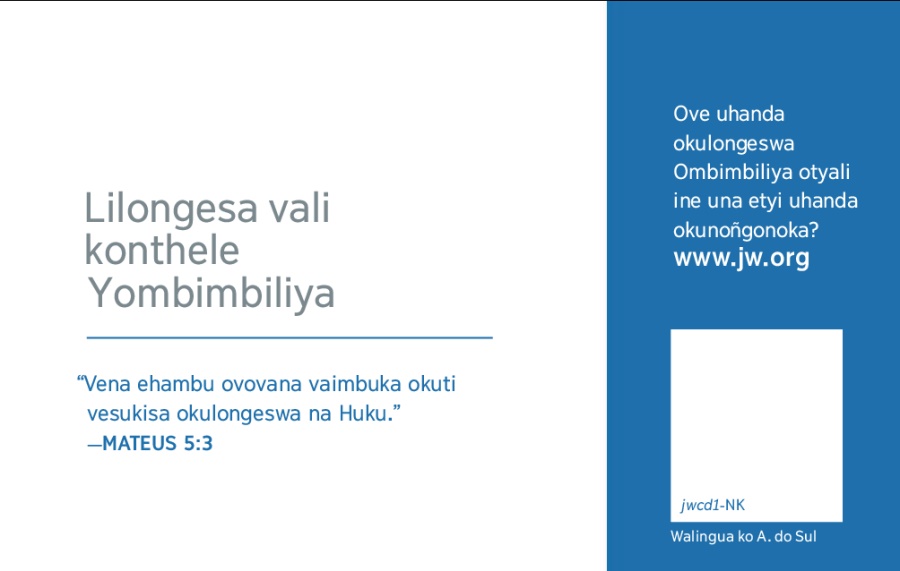 Kondye yokamukanda ko jw.org