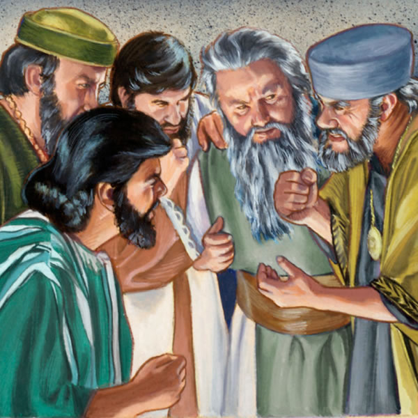 Jewish leaders conspire to kill Jesus