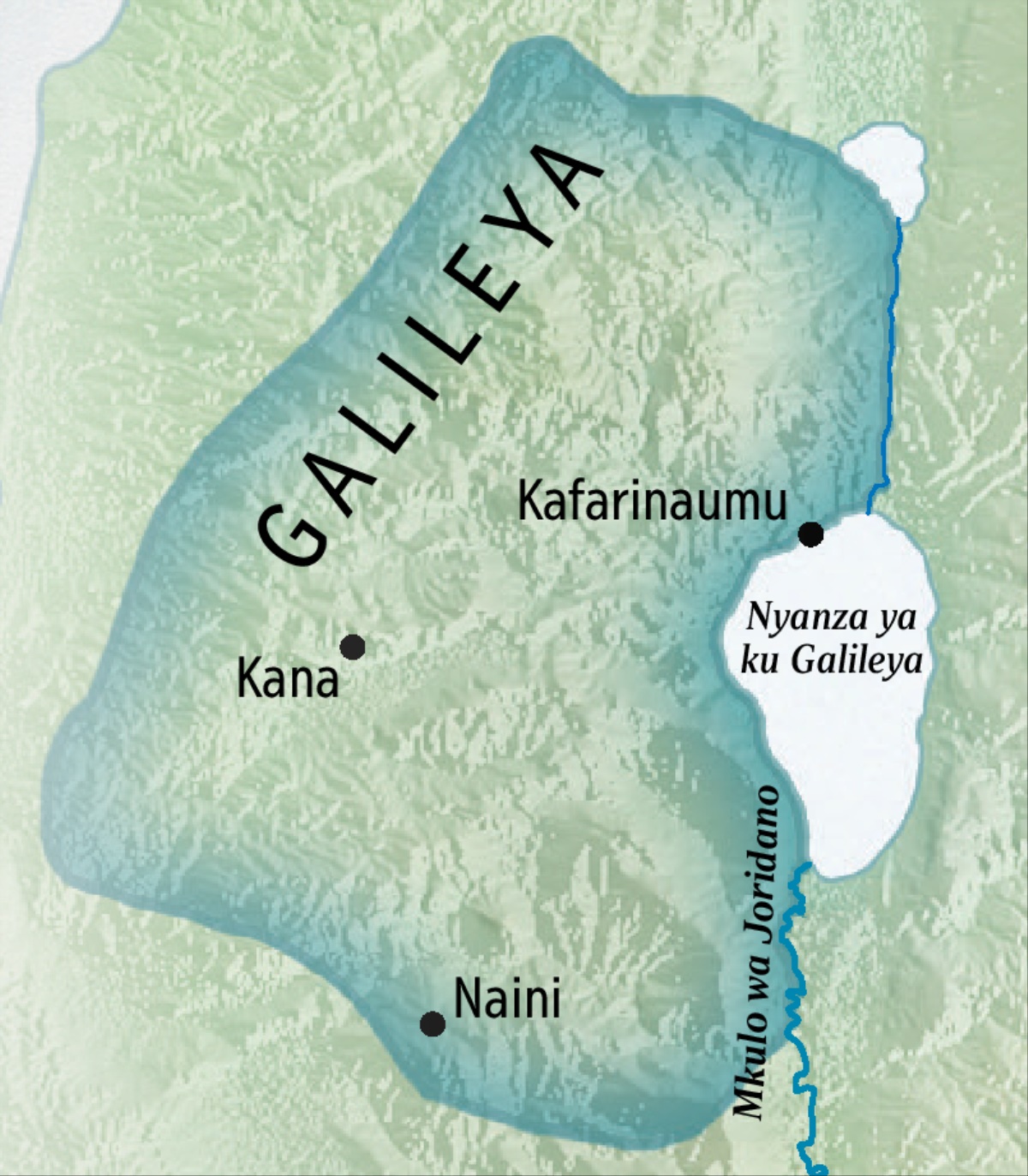 Mapa ya ku Galileya