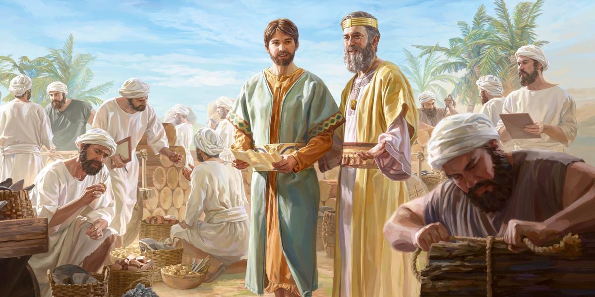 Davide akupasa Salomau amisiri na bzinthu bzakuphatisira basa pakumanga templo.