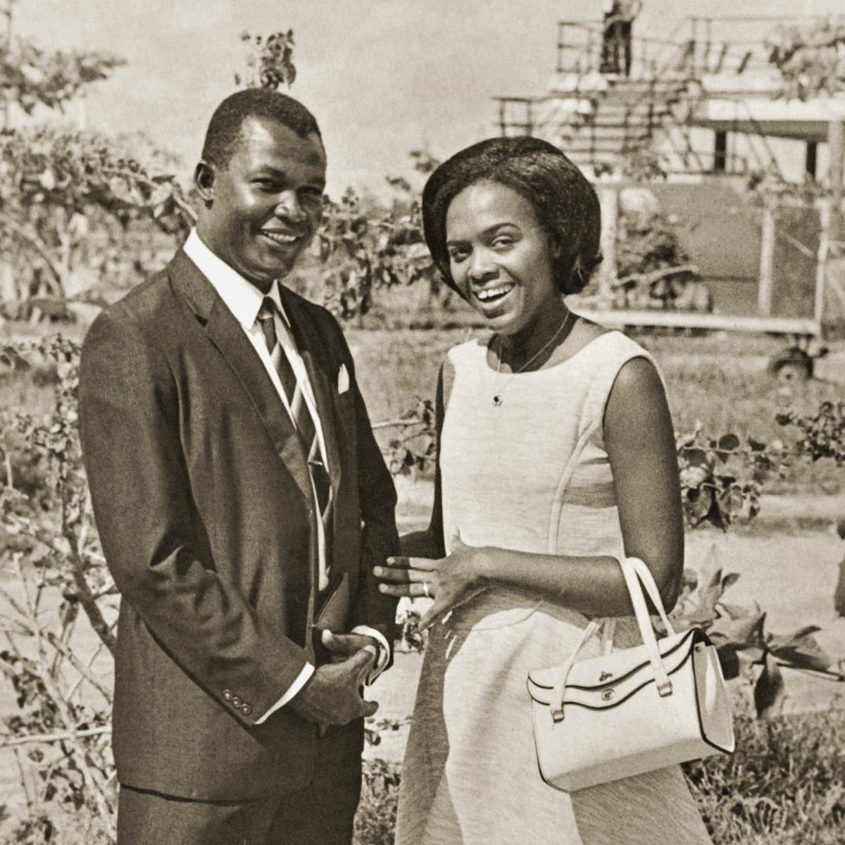 M’bale Daniel van Marl na mkazace Ethel.