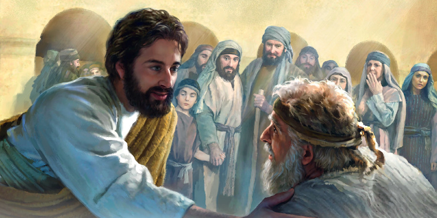 Yesus bishaan kuufamaa Betzataa jedhamu biratti nama dhukkubsataa tokkotti dhihaatee utuu jiruu