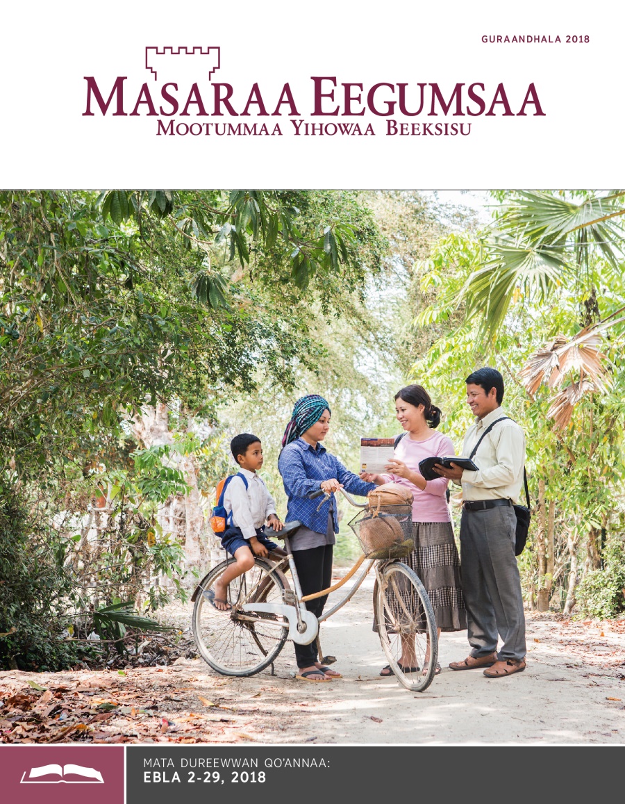 Masaraa Eegumsaa Maxxansa Q⁠o⁠ʼannaa, Guraandhala 2018