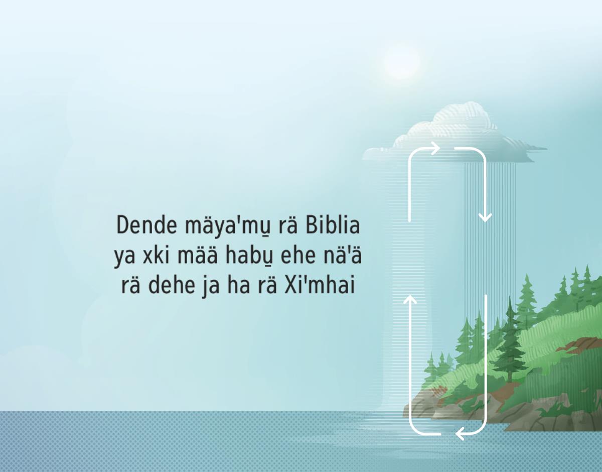 Dende mäyaꞌmu̱ rä Biblia ya xki mää habu̱ ehe näꞌä rä dehe ja ha rä Xiꞌmhai. Rꞌa yä flecha nuꞌu̱ udi hanja tagi rä dehe ꞌne po̱xä mänꞌaki ha yä gui.