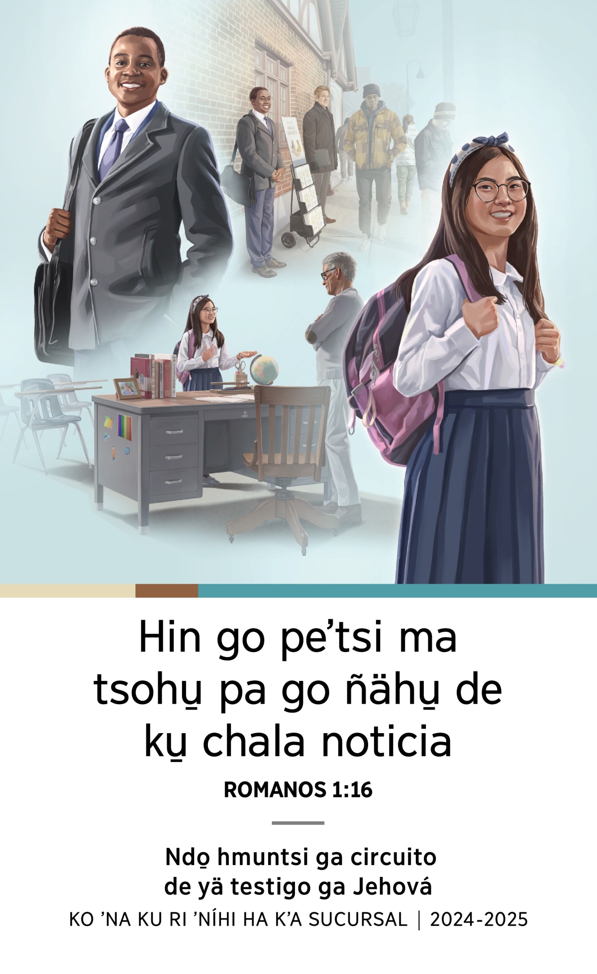 Yä foto: 1. ʼNa tsi bähtsí i úhtite ku̱ chala noticia ko ndunthi mpoho ko pi ʼna ku ha nu̱ tsi carro. 2. ʼNa tsi bähtsí i nigi ge i ndo̱ mpoho. 3. ʼNa tsi xuhtsí ko ndunthi mpoho i xifí de ku̱ chala noticia kʼa ro xömpite. 4. Di núhu̱ ʼna tsi xuhtsí ge i ndo̱ mpoho.