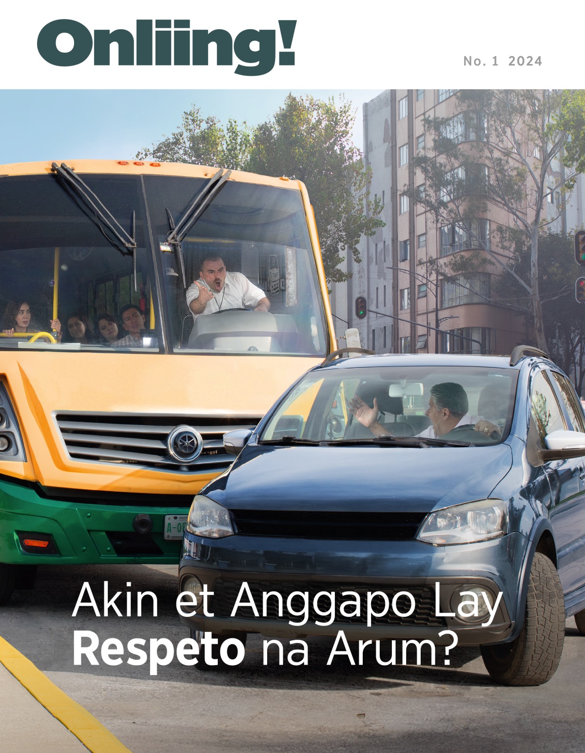 Ampetang so ulo na driver na bus ed sakey nin driver ya sinmingit ed sikato, kanian ineyagan to.