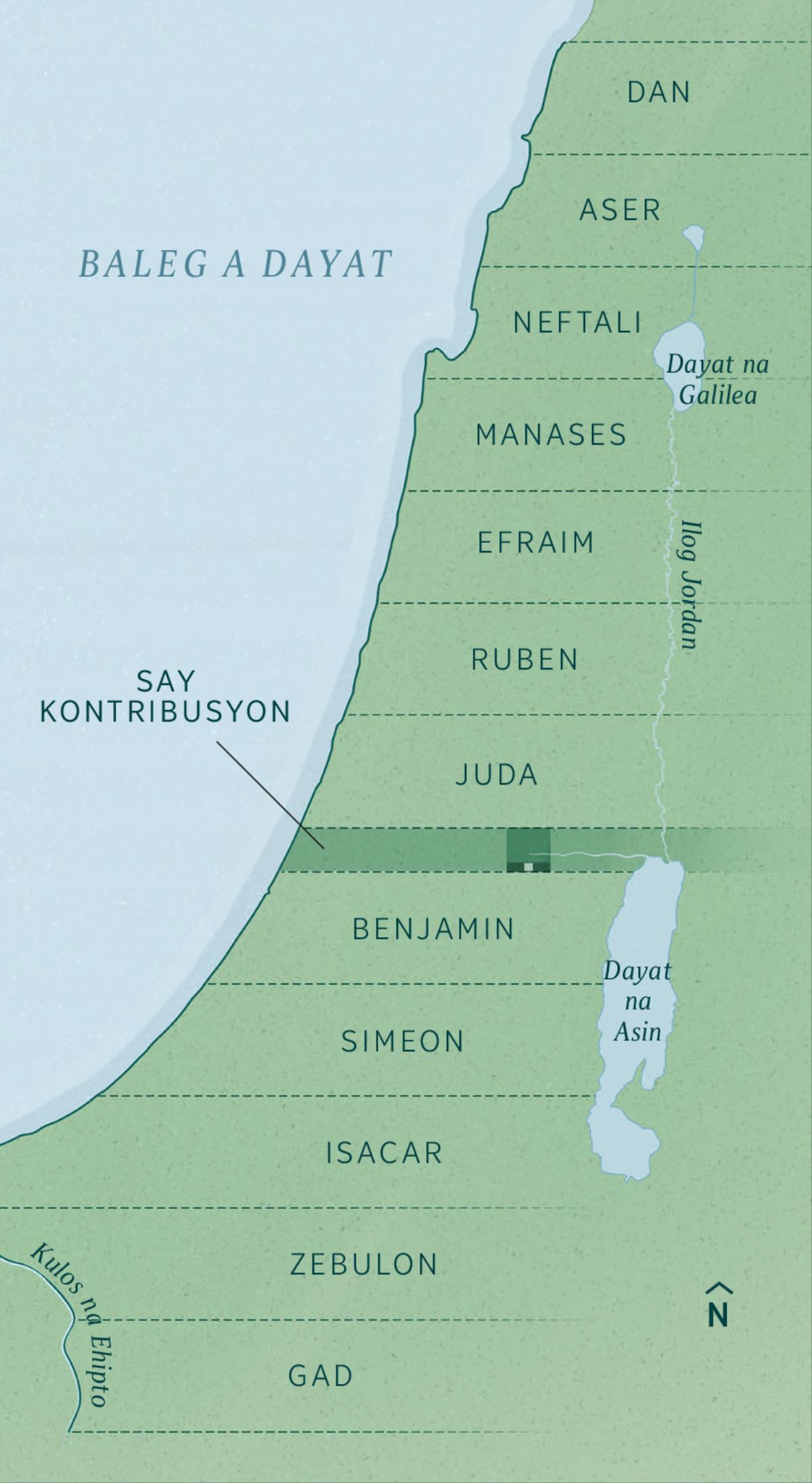 Mapa na 12 apag na saray tribu tan say kontribusyon