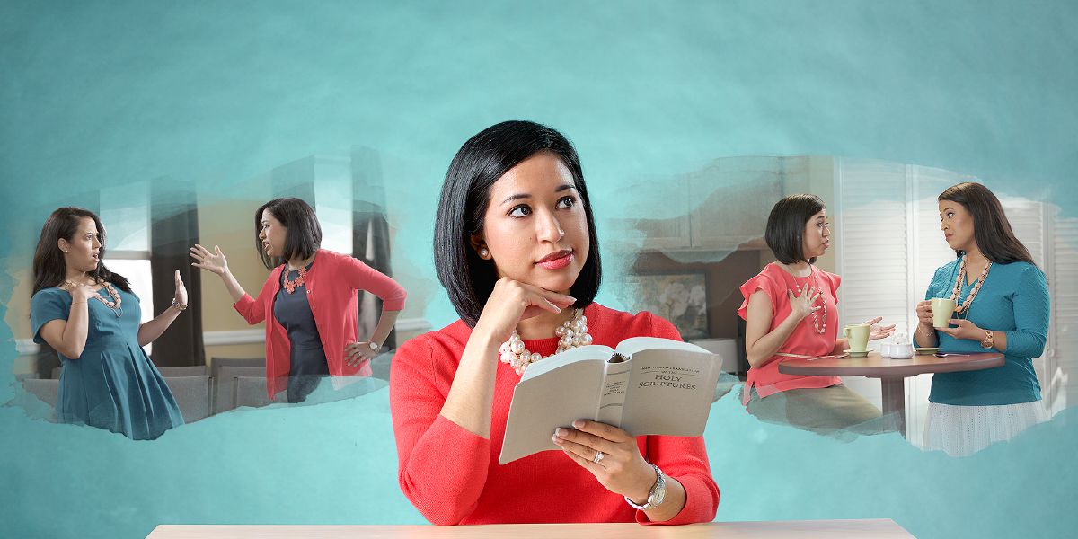 Sister ya manbabasa na Biblia tan dadalepdepen to no panon ton katongtongen so sakey a sister, balanglan diad sarkastikon panagsalita odino mauyamon panagsalita