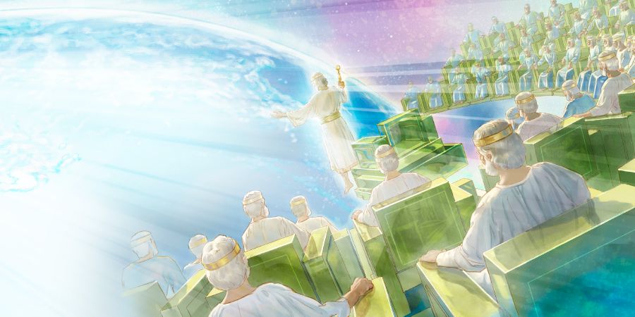 Hesus i e 144.000 den e Reino