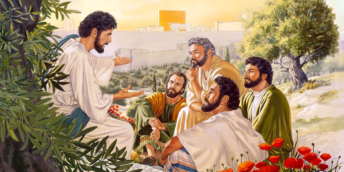 Hesus ta papia ku Pedro, Andres i Huan