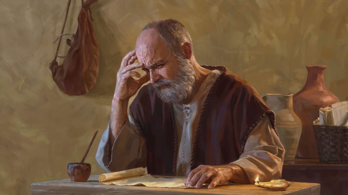Apòstel Pablo ta roga Yehova den orashon.