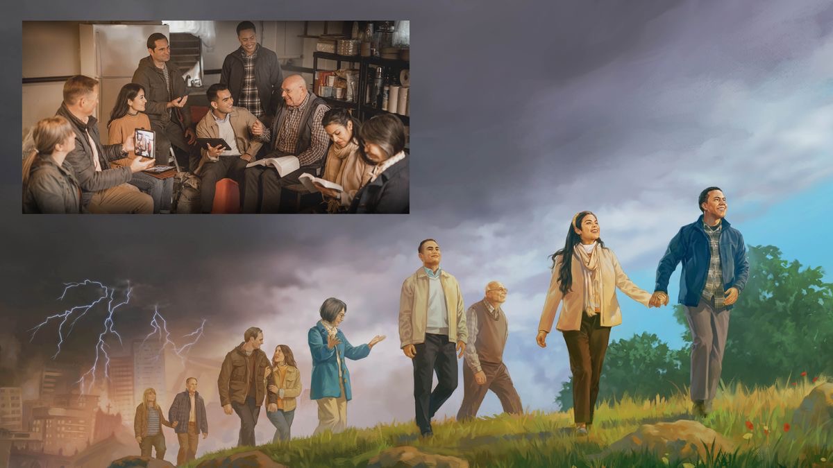 Kolekshon di plachi: 1. E rumannan ku nos a mira den e plachinan anterior ta topa otro den bodega durante tribulashon grandi. 2. Despues, e rumannan ku tabata den bodega ta sobrebibí tribulashon grandi.