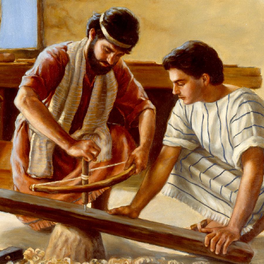 Hose ta siña Hesus e fishi di karpinté
