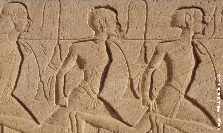 Un pintura di esklabo kapturá na Egipto