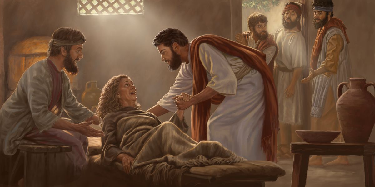 Hesus ta kura e suegra di Pedro