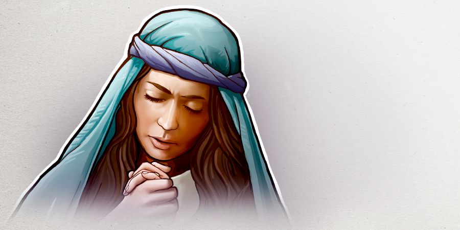 One woman dey pray