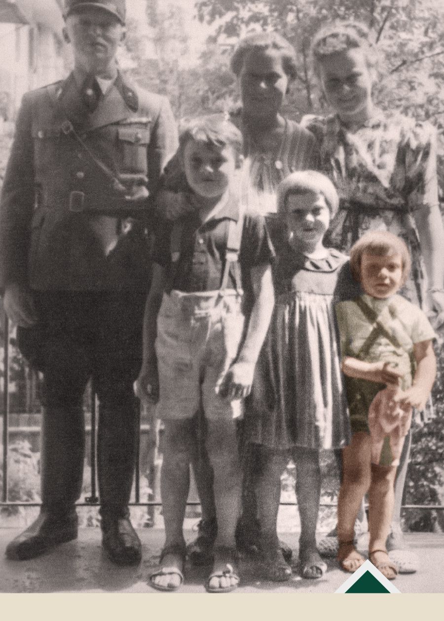 Erika Nöhrer Bright with im family