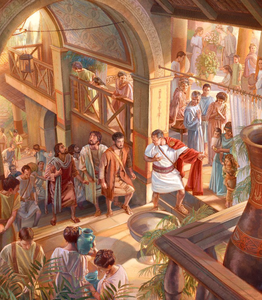 Peter and olketa wea gogo witim hem go insaed haos blo Cornelius.