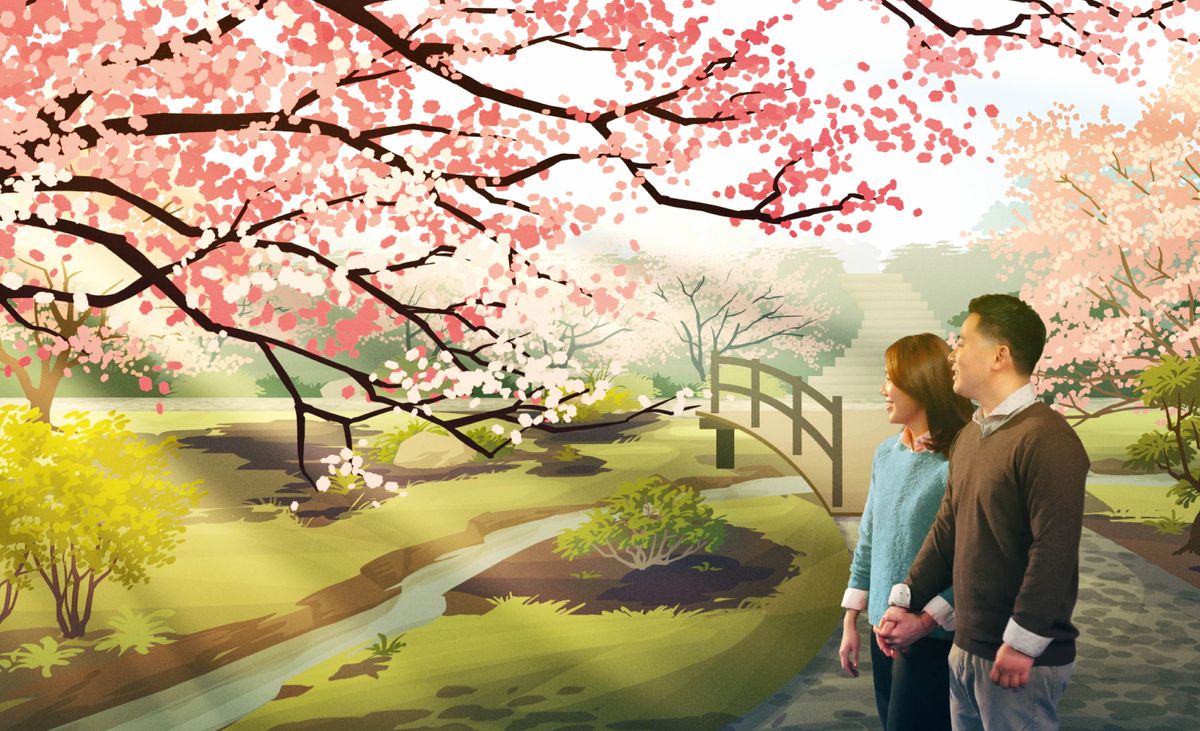 Wanfala couple enjoyim paradaes earth.