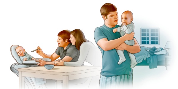 Dadi feedim baby, and lukaftarem baby long naet