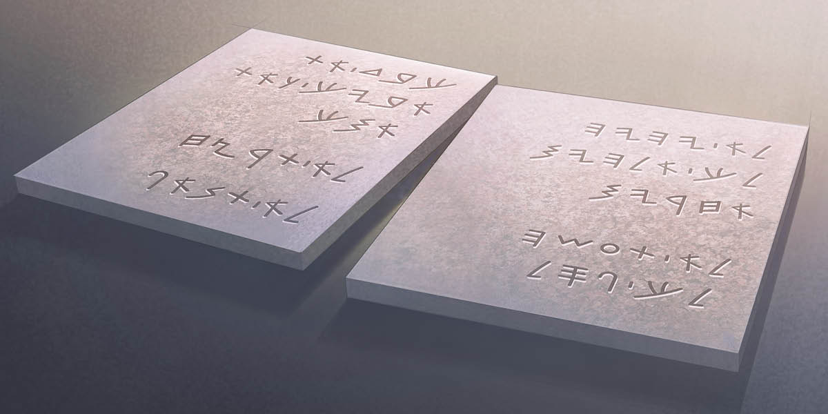 Ten Komandment stap lo tufala ston tablet