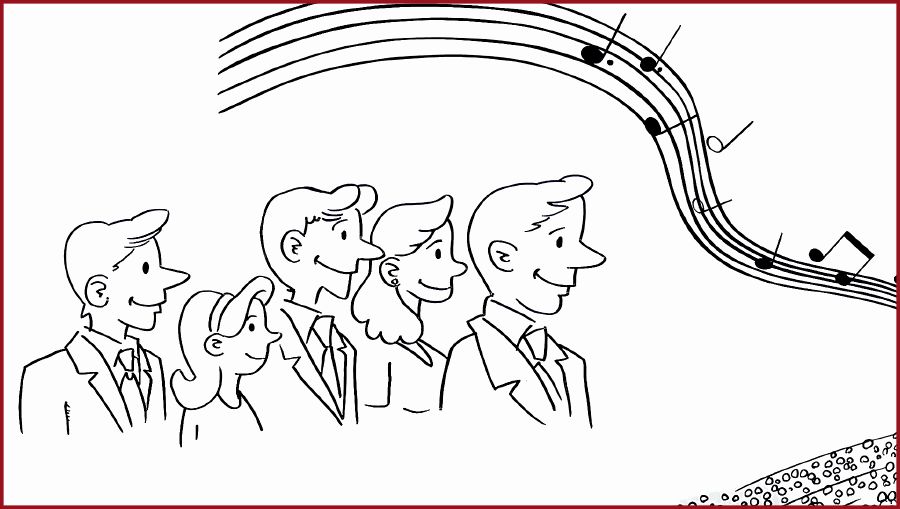 Olketa Jehovah’s Witness sidaon and lisin long music bifor program hem start
