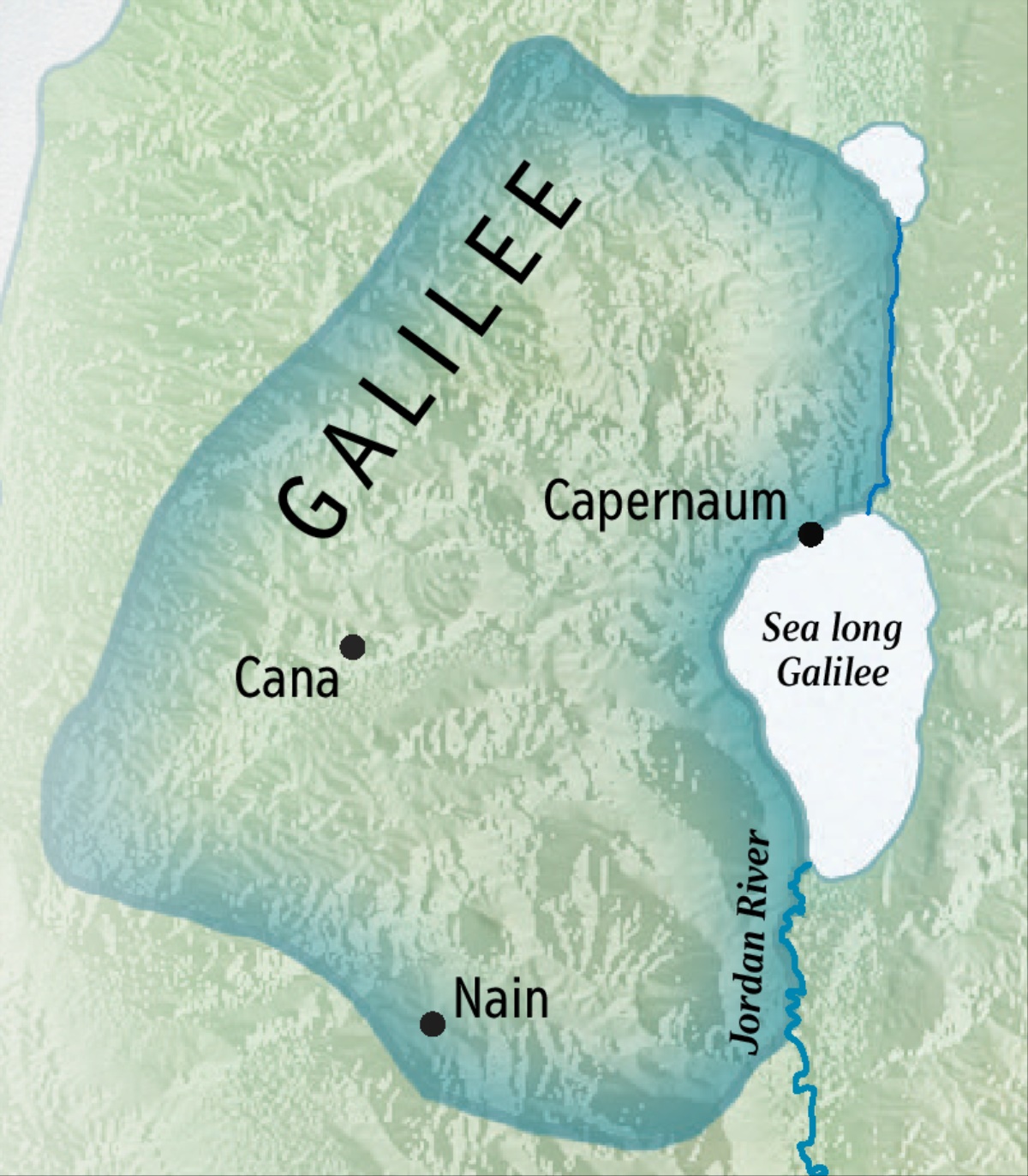 Map bilong Galilee
