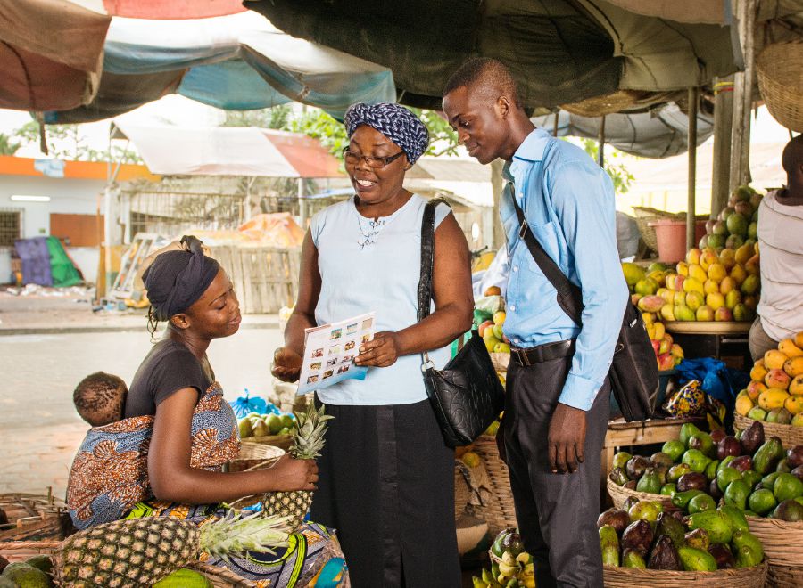 Olketa preach long market