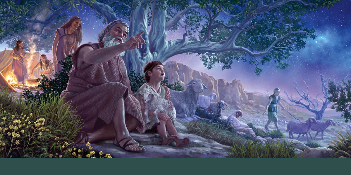 Abraham teachim Isaac abaotem Jehovah taem hem showim skae wea fulap lo star. Sarah standap lo bihaen and luk go lo tufala.