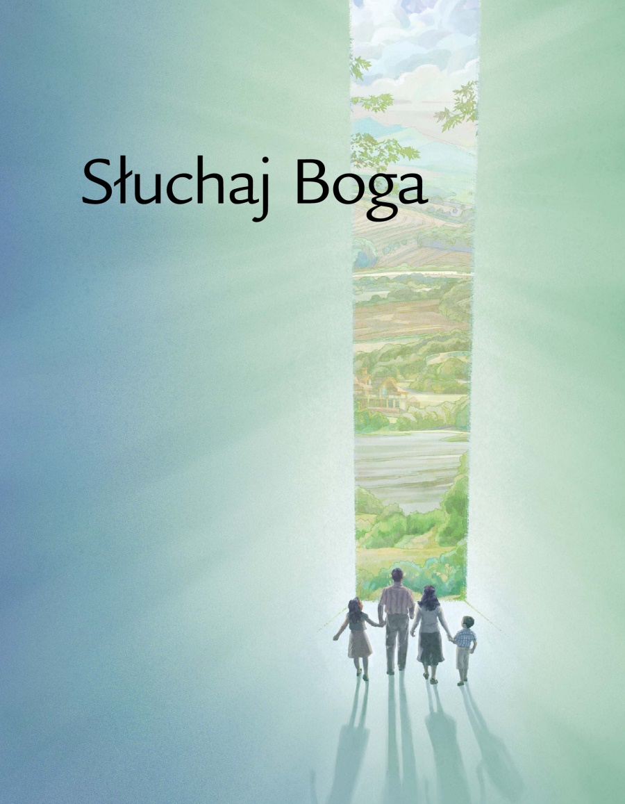 Okładka broszury „Słuchaj Boga”