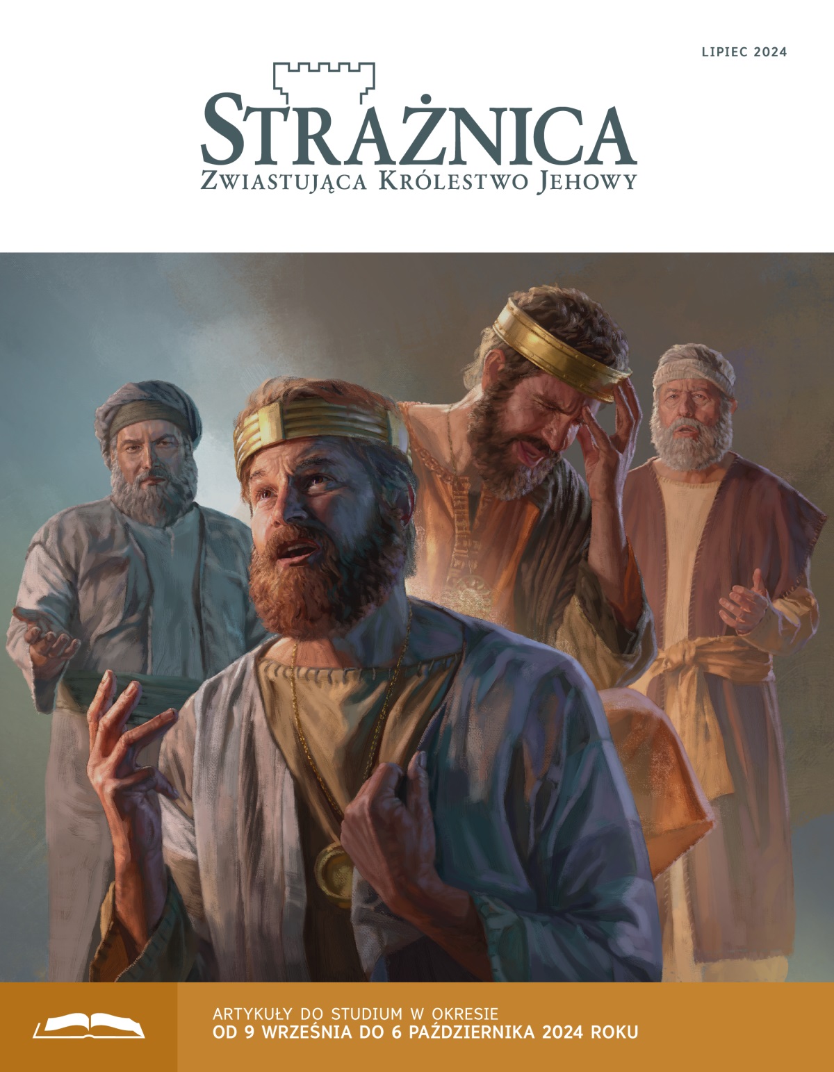 Kolaż: 1. Król Dawid, przejęty skruchą, patrzy w górę, podczas gdy Natan coś do niego mówi. 2. Król Ezechiasz, przejęty smutkiem, pochyla głowę, podczas gdy Izajasz coś do niego mówi.