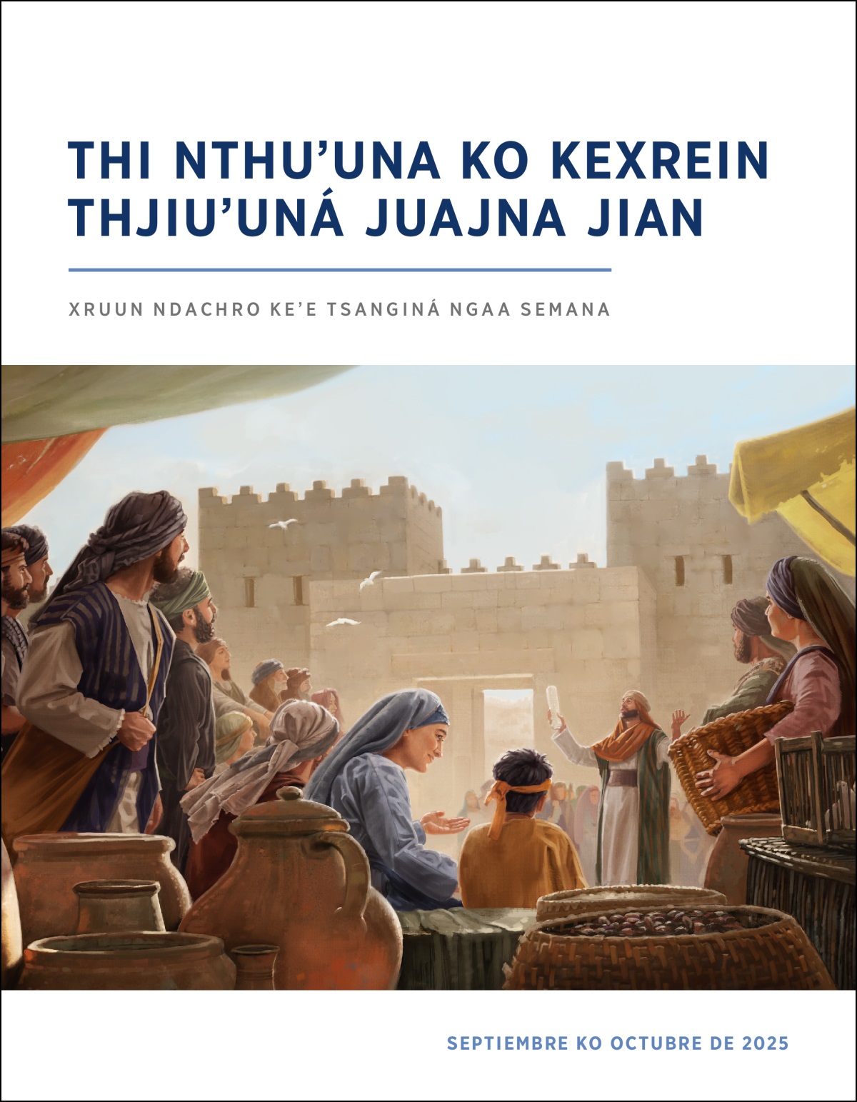 Ínchi ni israelita xratao tatethiʼina thi jinchelee xi dana. Jiyaa naa pergamino.