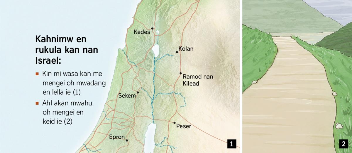 Ehu map me kasalehda kahnimw en rukula weneu kan nan Israel oh pil ahl me mwahu oh mengei en keid ie