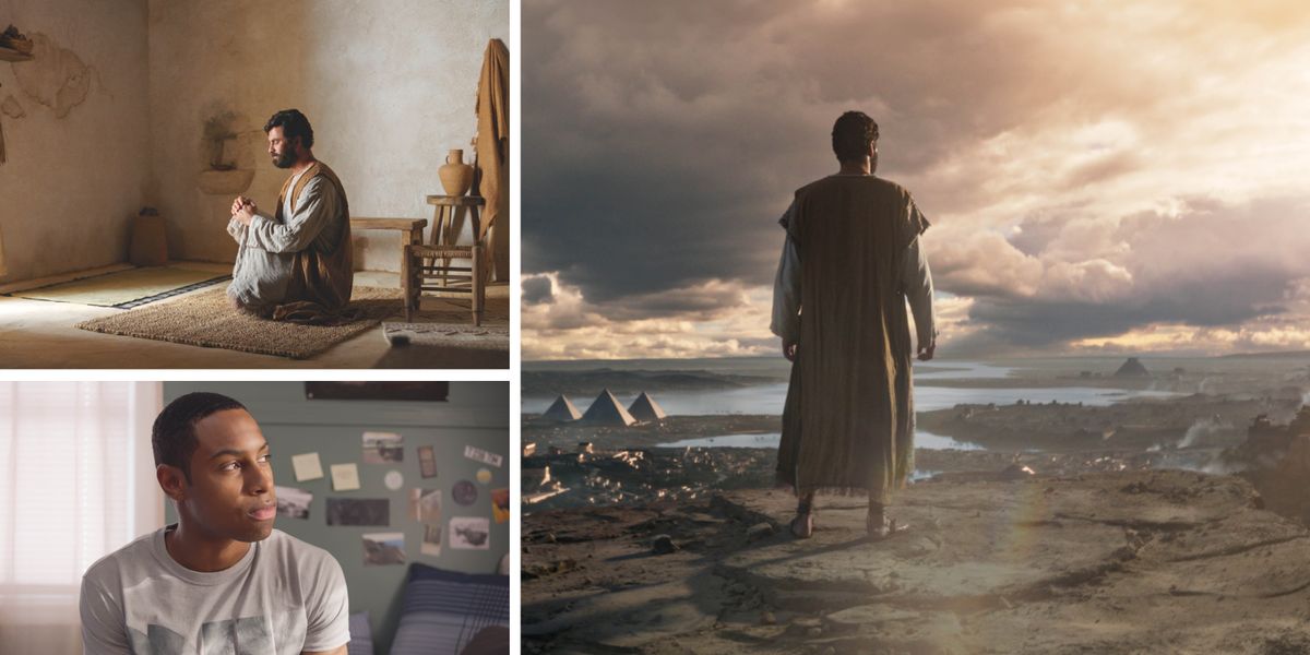 Fotos: Distakis di programa di sesta-fera. 1. Jesus sta na ora na kuartu. 2. Jesus firma na monti altu, i sta na jubi tudu renus di mundu. 3. Un joven di no tempu sta na pensa fundu na si kuartu.