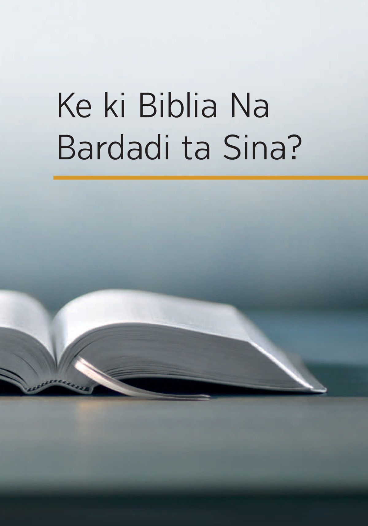 Livru ‘Biblia ta Sina’