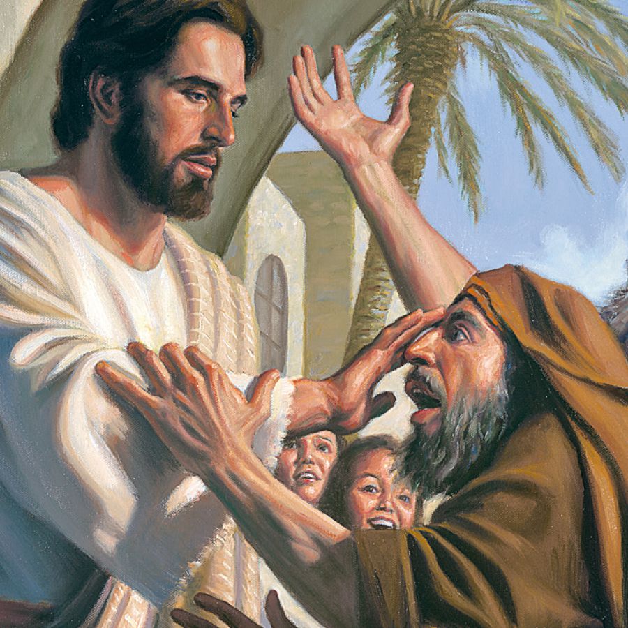 Jesus kura un omi duenti