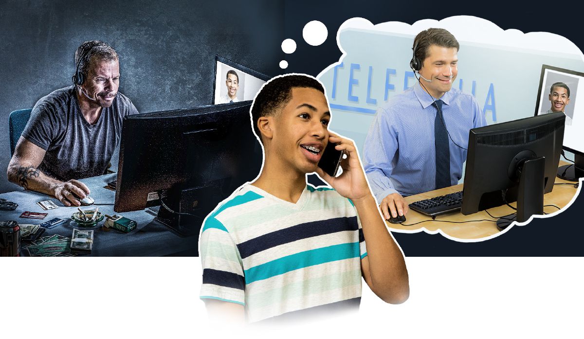 Um adolescente pensa que recebeu um telefonema inofensivo, mas na realidade foi um criminoso que lhe ligou