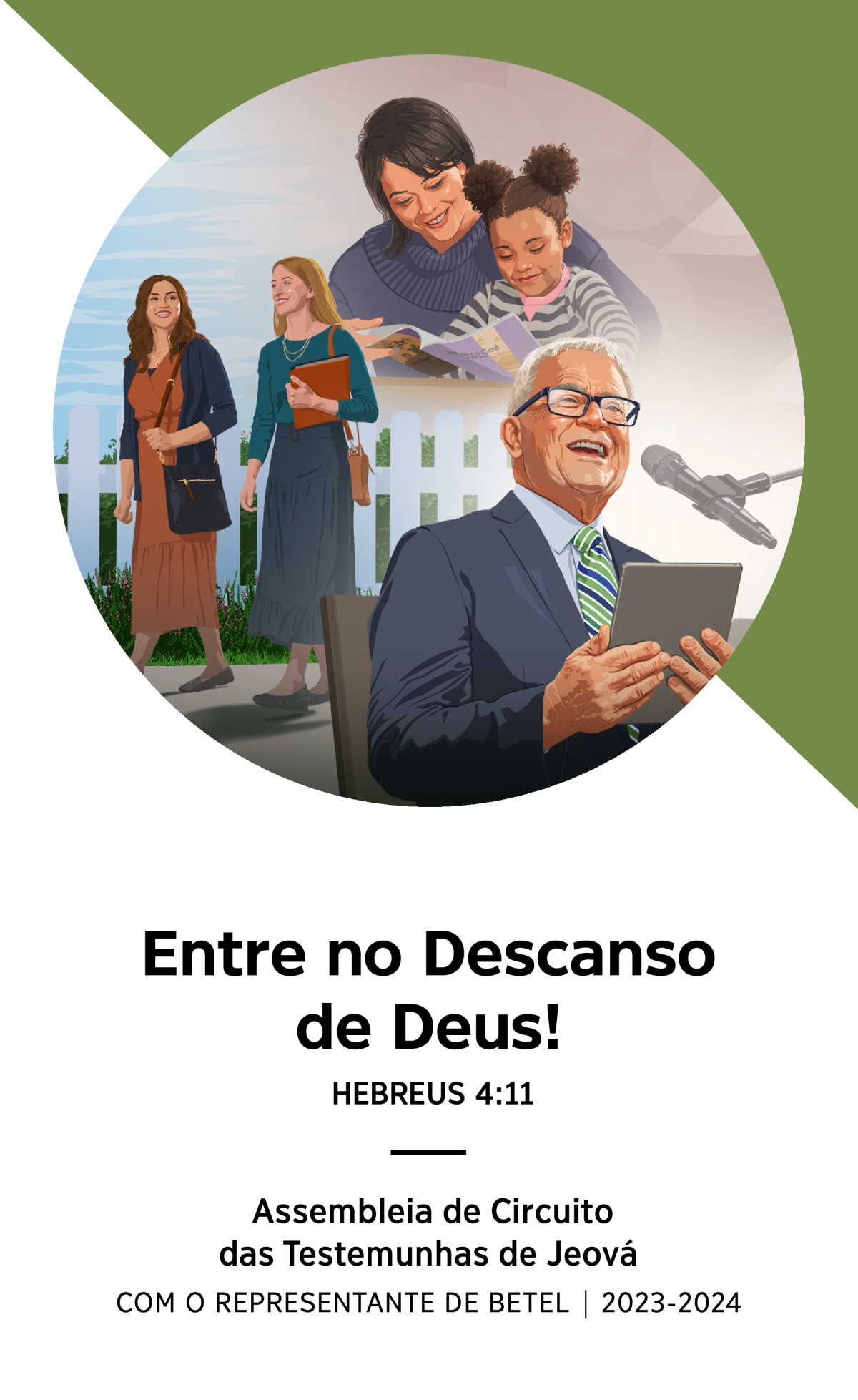 Programa da Assembleia de Circuito de 2023-2024 com o Representante de Betel.