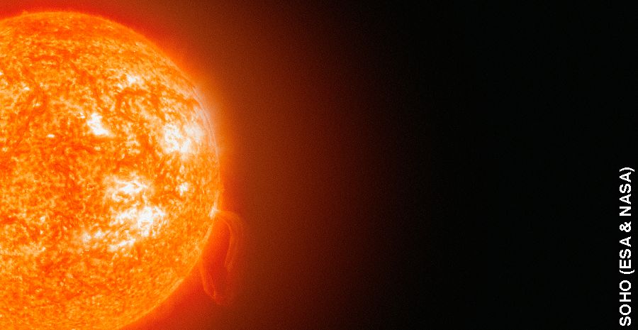 Uma estrela do tipo gigante vermelha