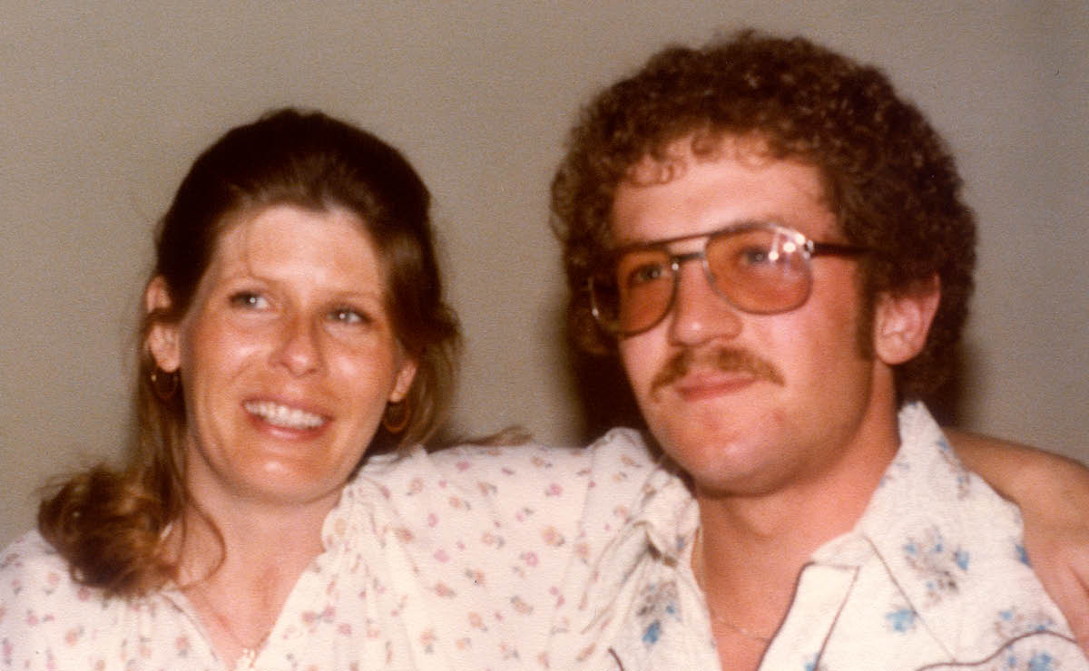 Kaye e David em 1981.
